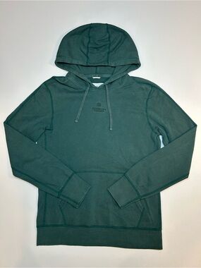 Reigning Champ Forest Dark Green Embroidered Crest Logo Midweight Hoodie
